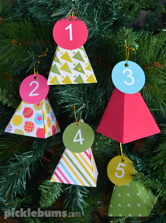 Merry and Bright Printable Advent Set
