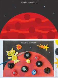 Space Play Dough Set - 6 play dough mats and 2 pages of printable accessories