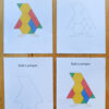 penguin pattern block mats