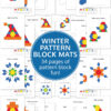 winter pattern block mats