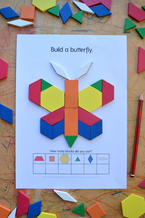 butterfly-pattern-block-mat butterfly pattern block mat printable