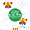 spring pattern block mats easy differentiation